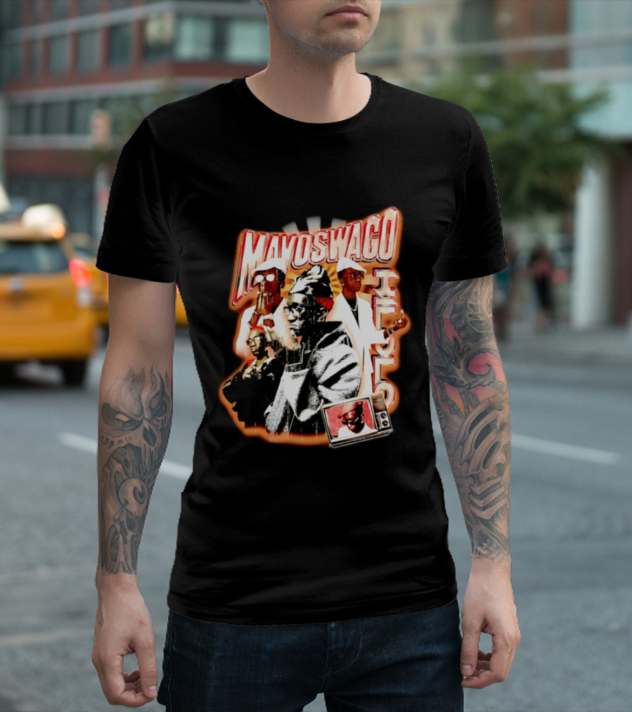 Mavoswago Klolo Retro TV Hip Hop T-Shirt