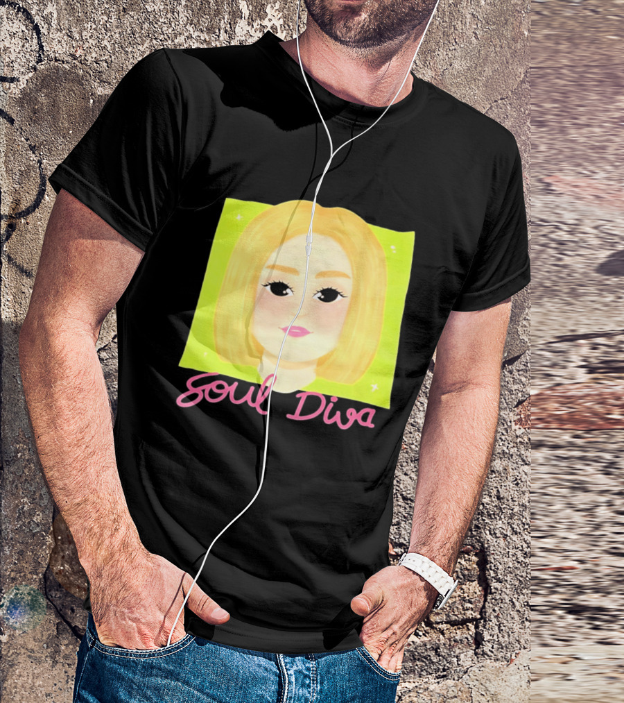 Soul Diva Blonde Cartoon T-Shirt