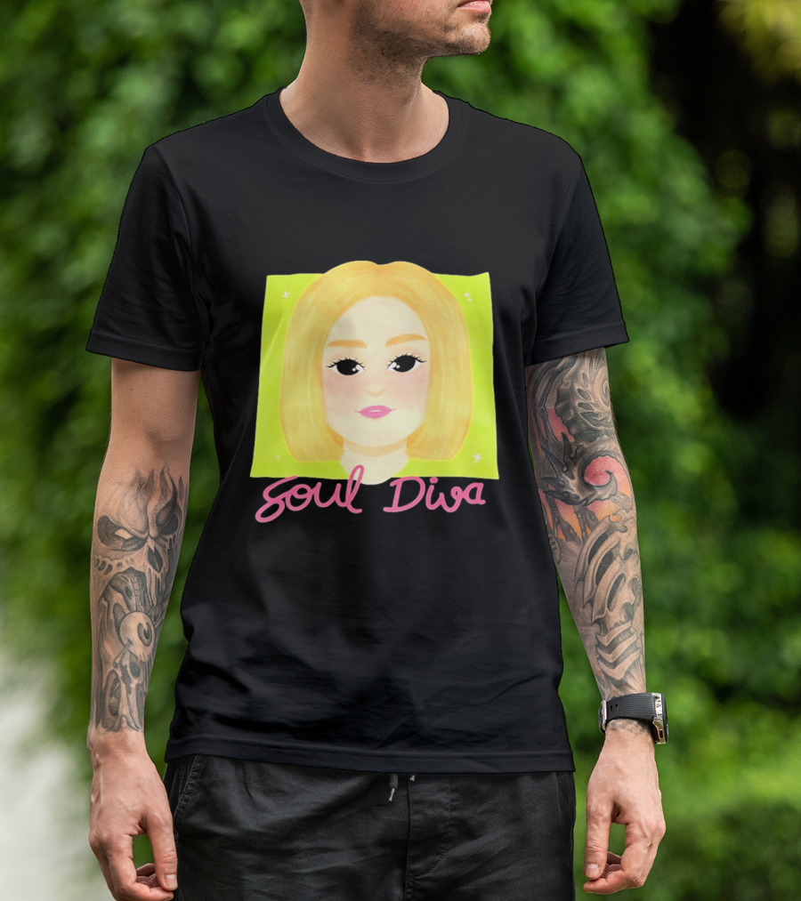 Soul Diva Blonde Cartoon T-Shirt