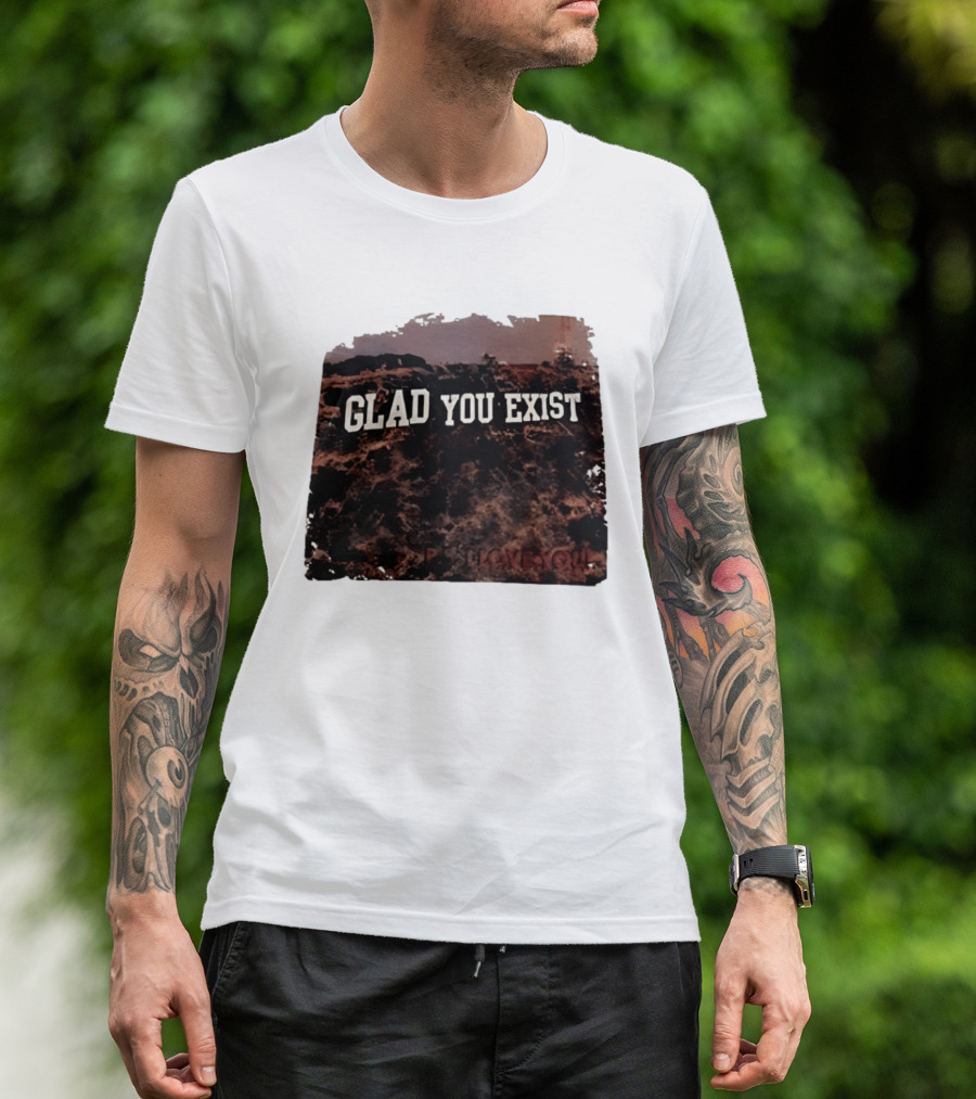 Brandy Melville Glad You Exist Pajama Party Collection T-Shirt