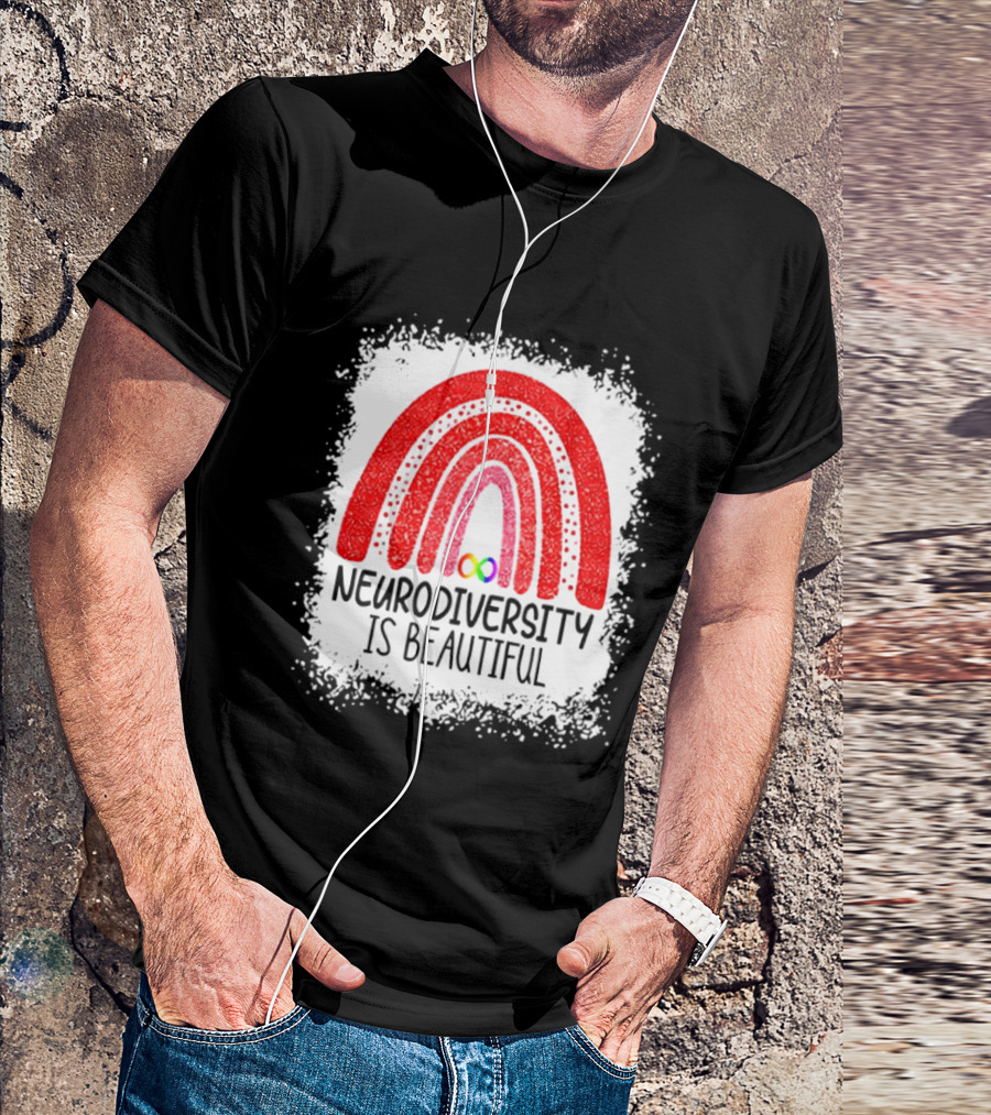 Neurodiversity Is Beautiful Rainbow Infinity T-Shirt