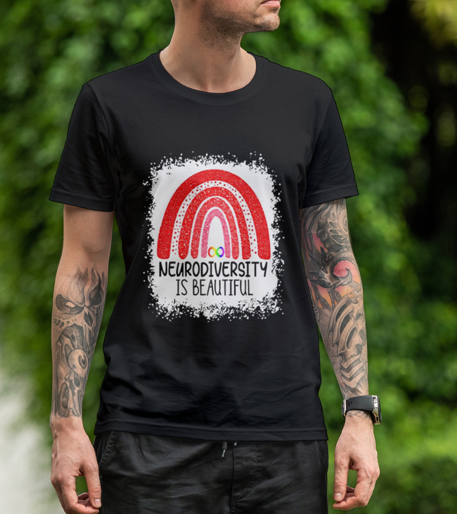 Neurodiversity Is Beautiful Rainbow Infinity T-Shirt