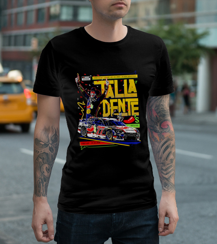 Carson Hocevar Talladega Superspeedway Victory Celebration $77 Jack Link's NASCAR Cup Series T-Shirt