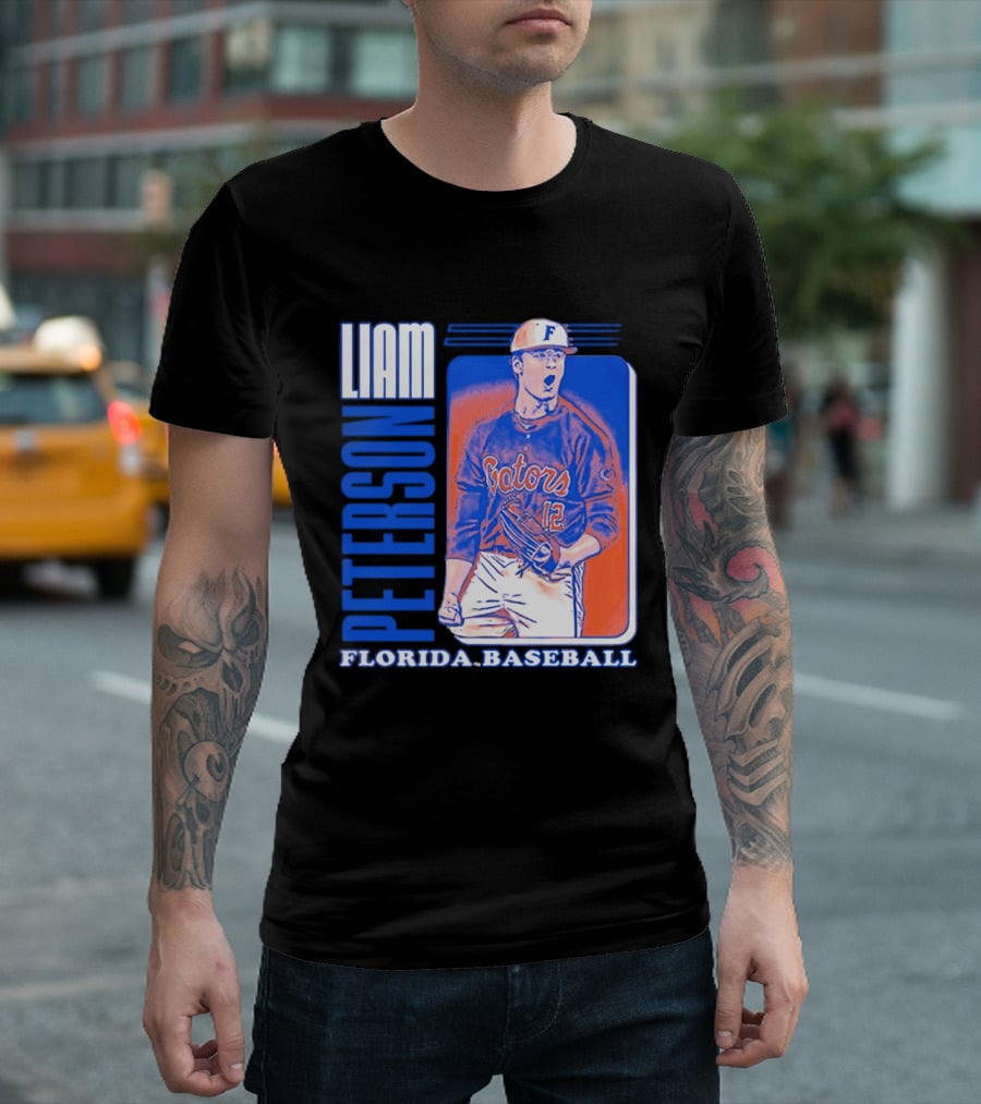 Liam Peterson Florida Gators Baseball Player T-Shirt