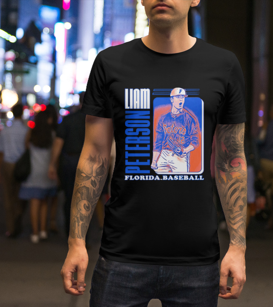 Liam Peterson Florida Gators Baseball Player T-Shirt