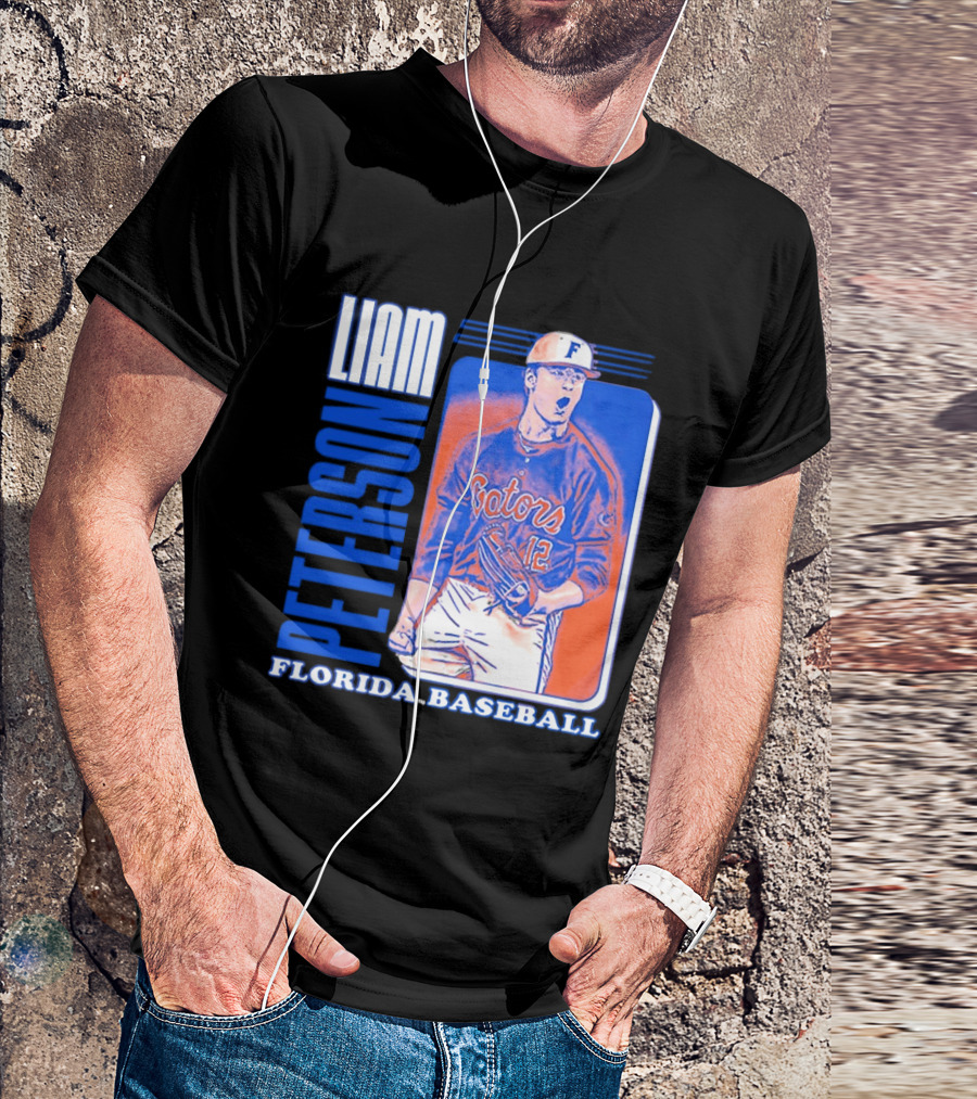 Liam Peterson Florida Gators Baseball Player T-Shirt