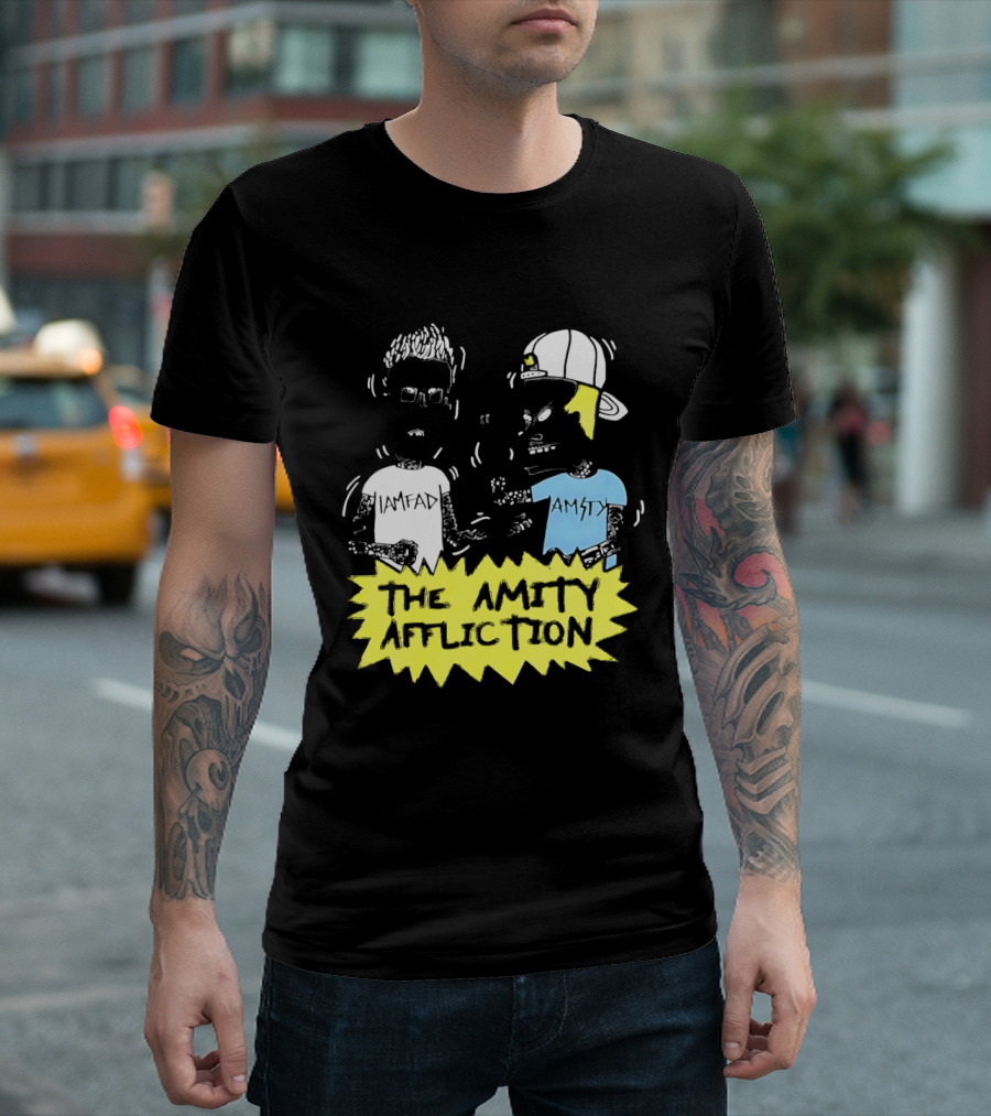 The Amity Affliction Beavis Butt Head T-Shirt