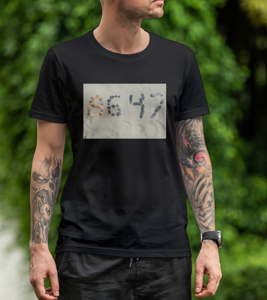 James Comey 8647 Beach Sand Seashell Pebble T-Shirt