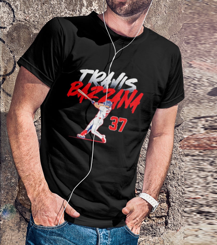 Travis Bazzana 37 Baseball Swing Cleveland Guardians Slugger T-Shirt