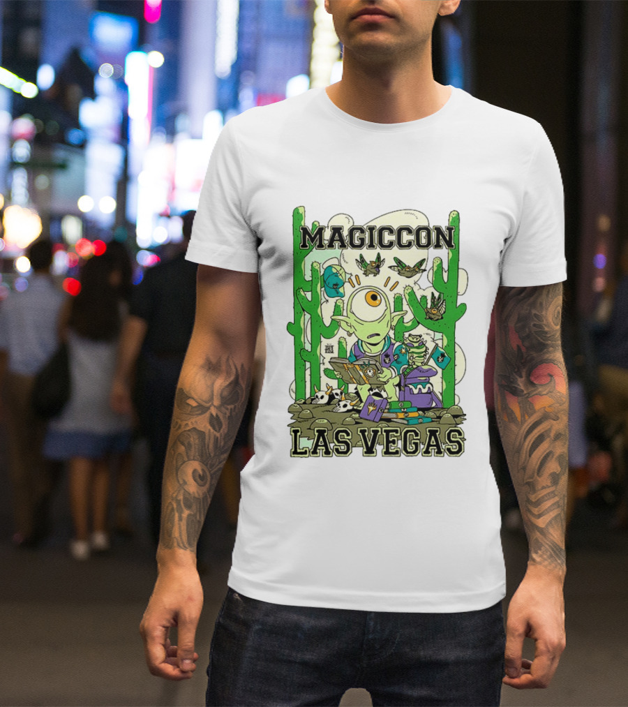 Magiccon Las Vegas One Eyed Alien Cactus Adventure T-Shirt