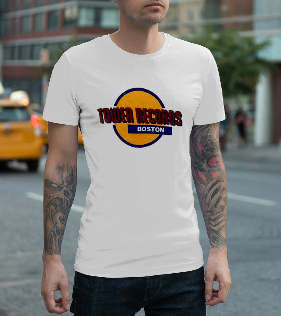 Tower Records Boston Vintage Circle T-Shirt