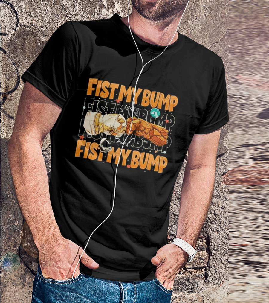 Fist My Bump Grace And Rocky Cartoon Style Fist Bump T-Shirt