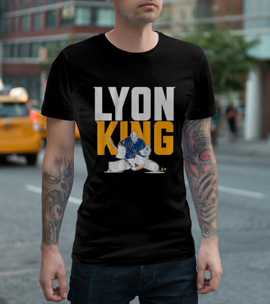 Lyon King Buffalo Goalie Sports Fan T-Shirt