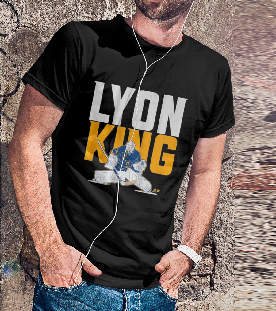 Lyon King Buffalo Goalie Sports Fan T-Shirt