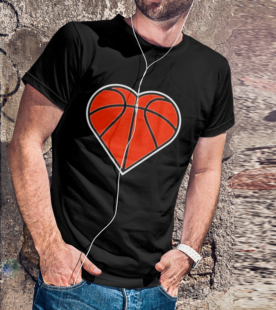 New York Knicks Basketball Heart T-Shirt