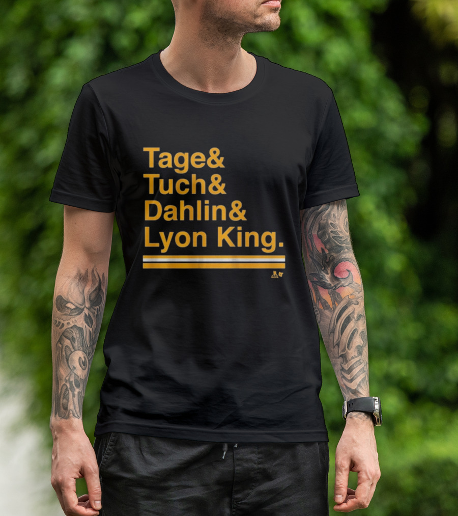 Tage Tuch Dahlin Lyon King Buffalo Hockey Ampersand T-Shirt