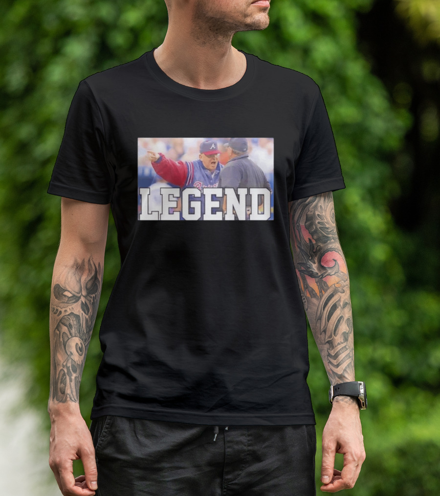 Legend Bobby Cox Umpire Dispute Atlanta Braves T-Shirt