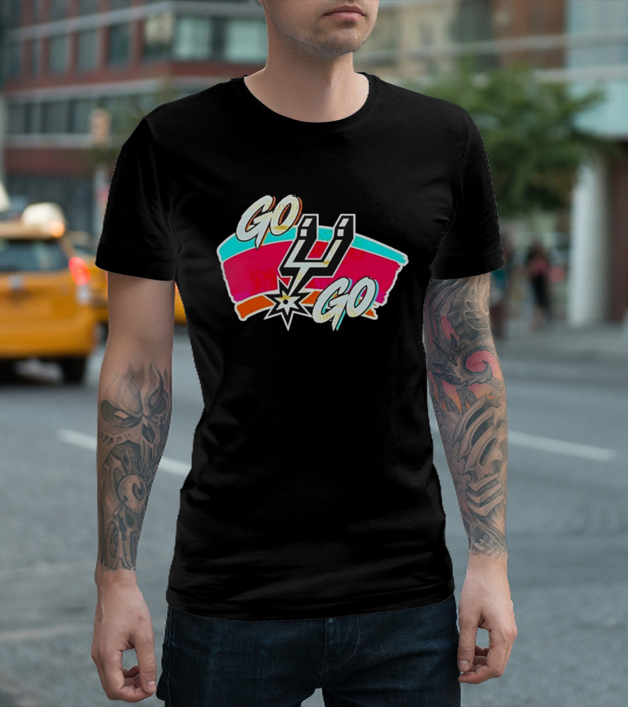 Go Spurs Go Basketball Game Day Spurs T-Shirt