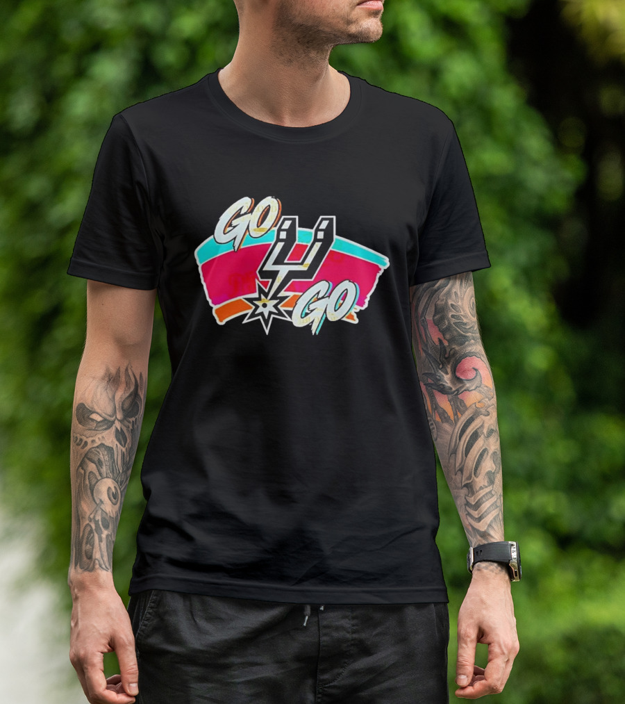 Go Spurs Go Basketball Game Day Spurs T-Shirt