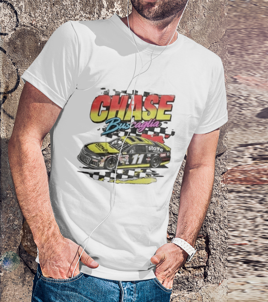 Chase Buscaglia Race Car Driver 11 Stove Philly Racing T-Shirt