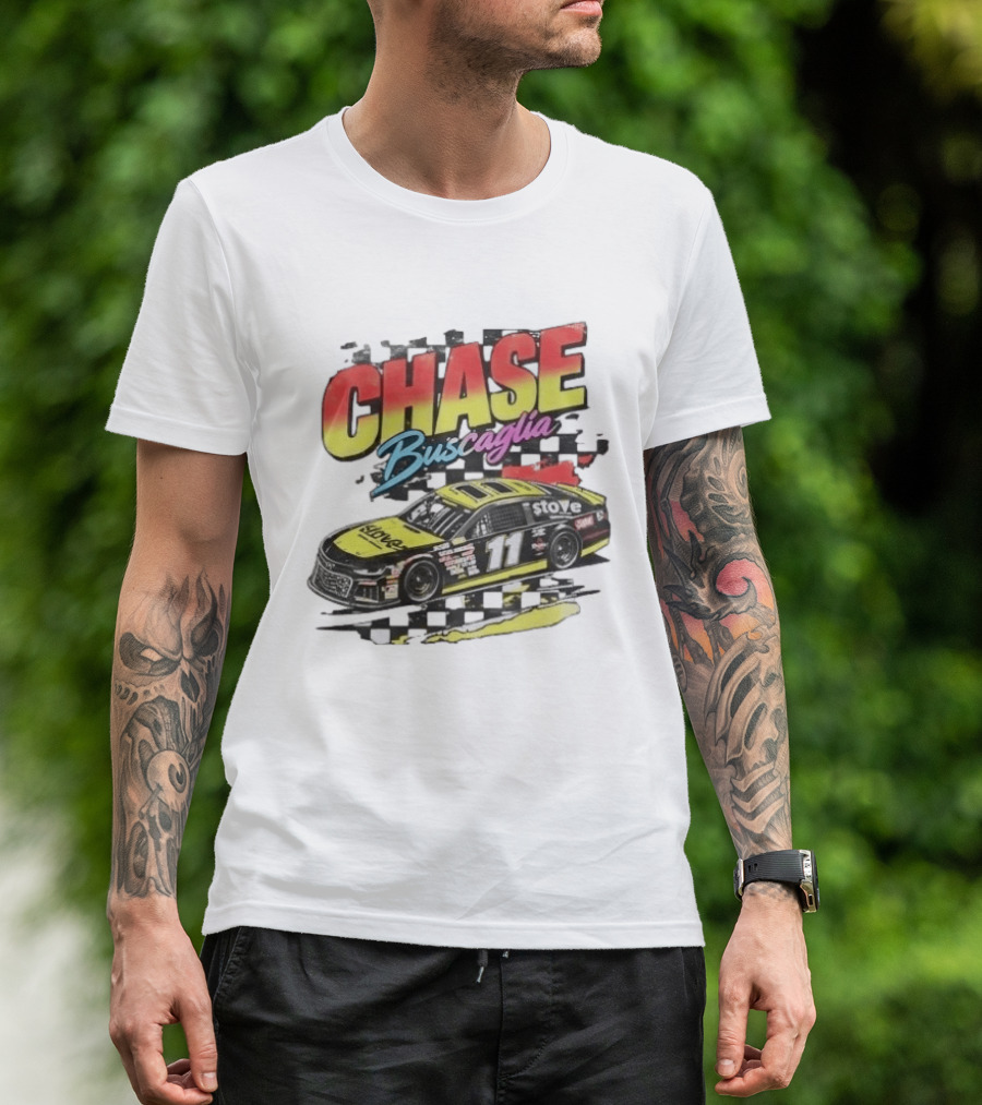 Chase Buscaglia Race Car Driver 11 Stove Philly Racing T-Shirt