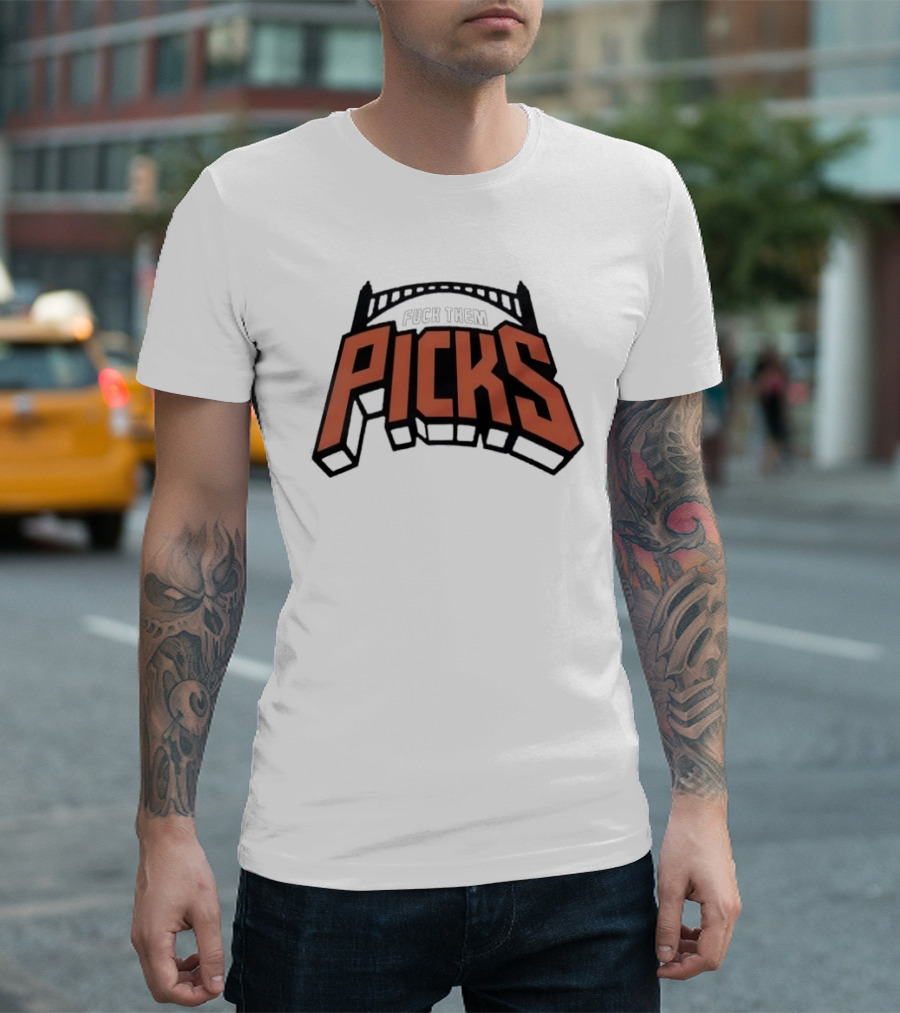 New York Knicks Fuck Them Picks Bridge T-Shirt