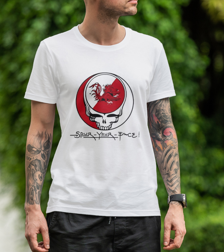 South Carolina Gamecocks Grateful Dead Spur Your Face T-Shirt