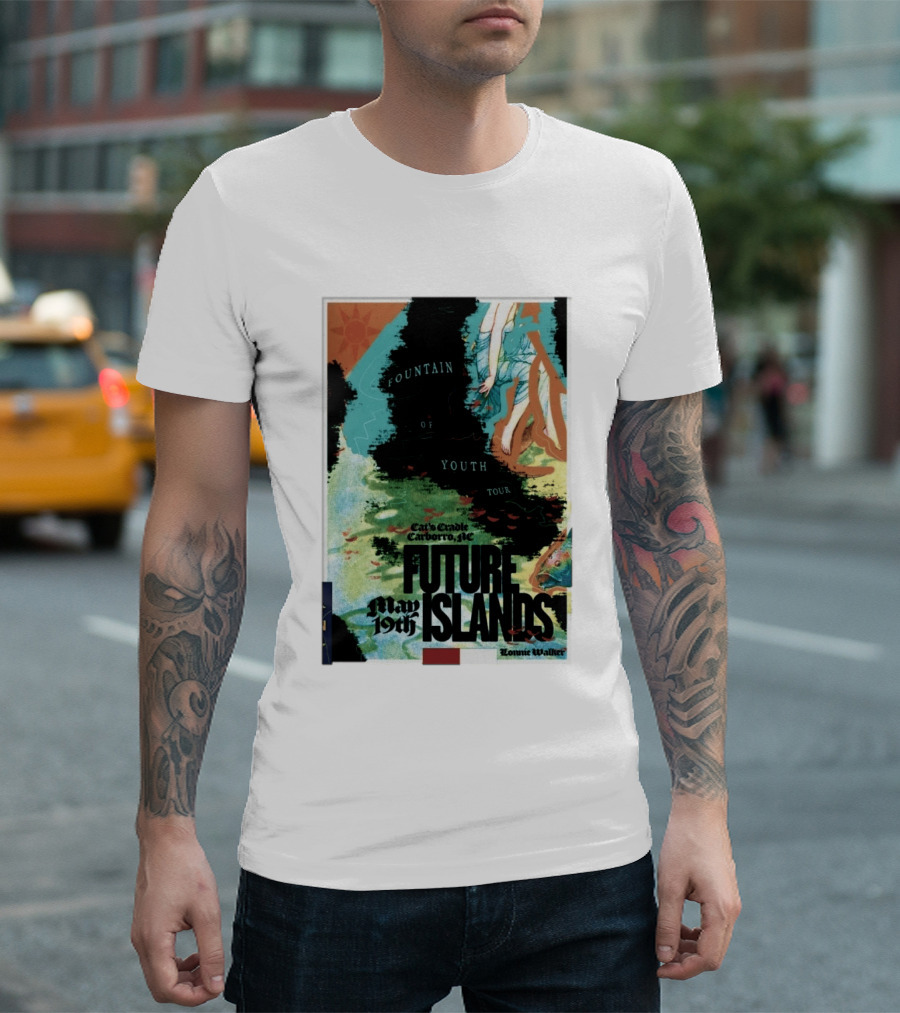 May 19 2026 Future Islands At Cat's Cradle Carrboro NC Fountain Of Youth Tour T-Shirt