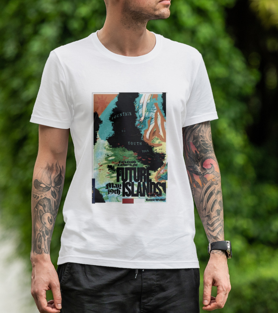 May 19 2026 Future Islands At Cat's Cradle Carrboro NC Fountain Of Youth Tour T-Shirt
