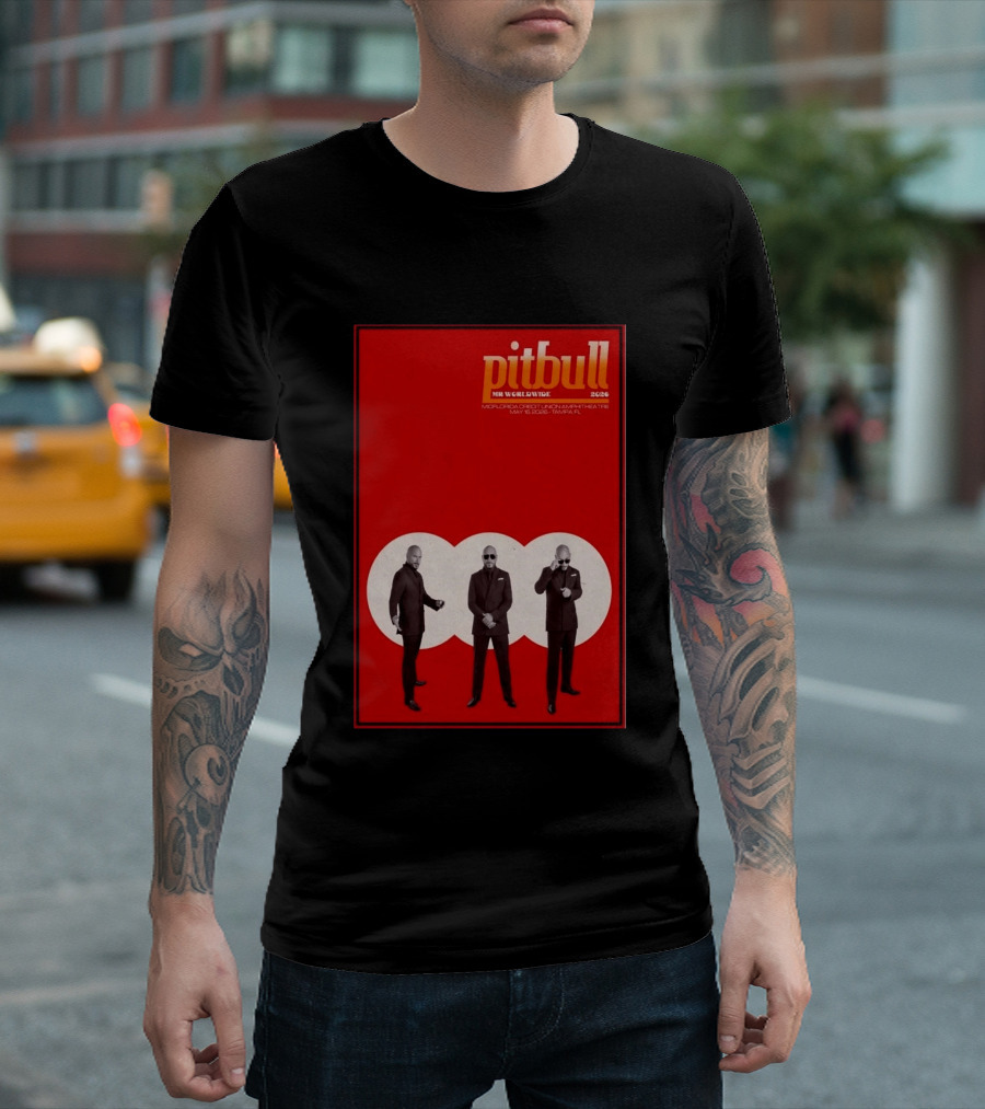 Pitbull Mr. Worldwide 2026 MidFlorida Credit Union Amphitheatre May 16 Tampa FL T-Shirt
