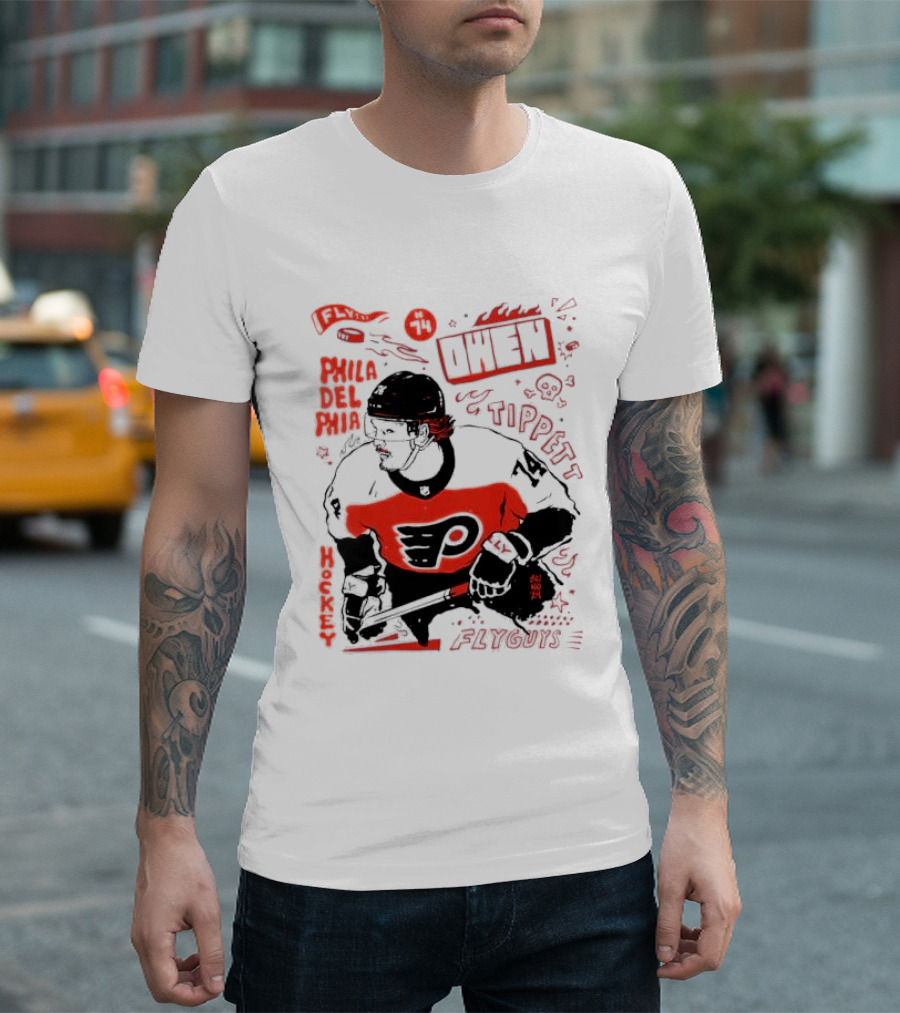 Flyguys Owen Tippett Philadelphia Flyers T-Shirt