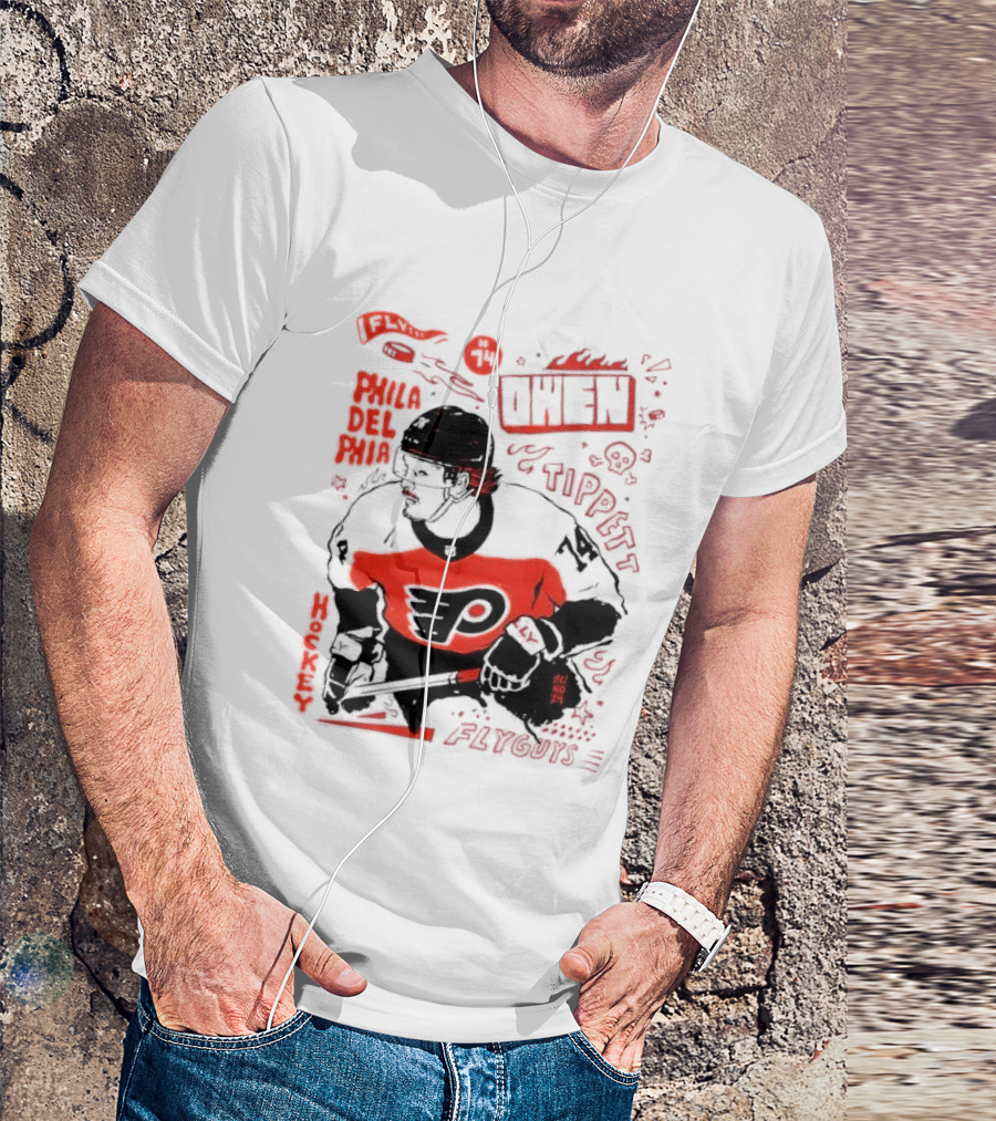 Flyguys Owen Tippett Philadelphia Flyers T-Shirt