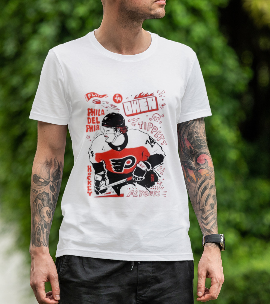 Flyguys Owen Tippett Philadelphia Flyers T-Shirt
