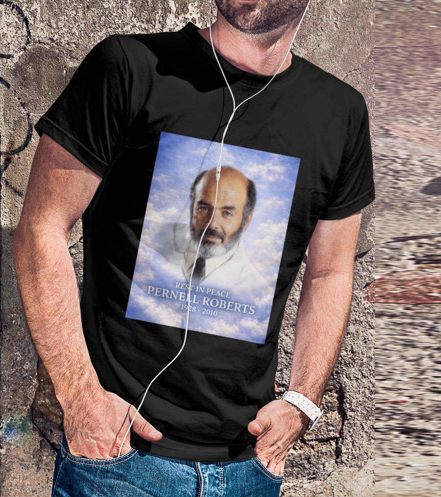 Rest In Peace Pernell Roberts 1928 2010 Memorial T-Shirt