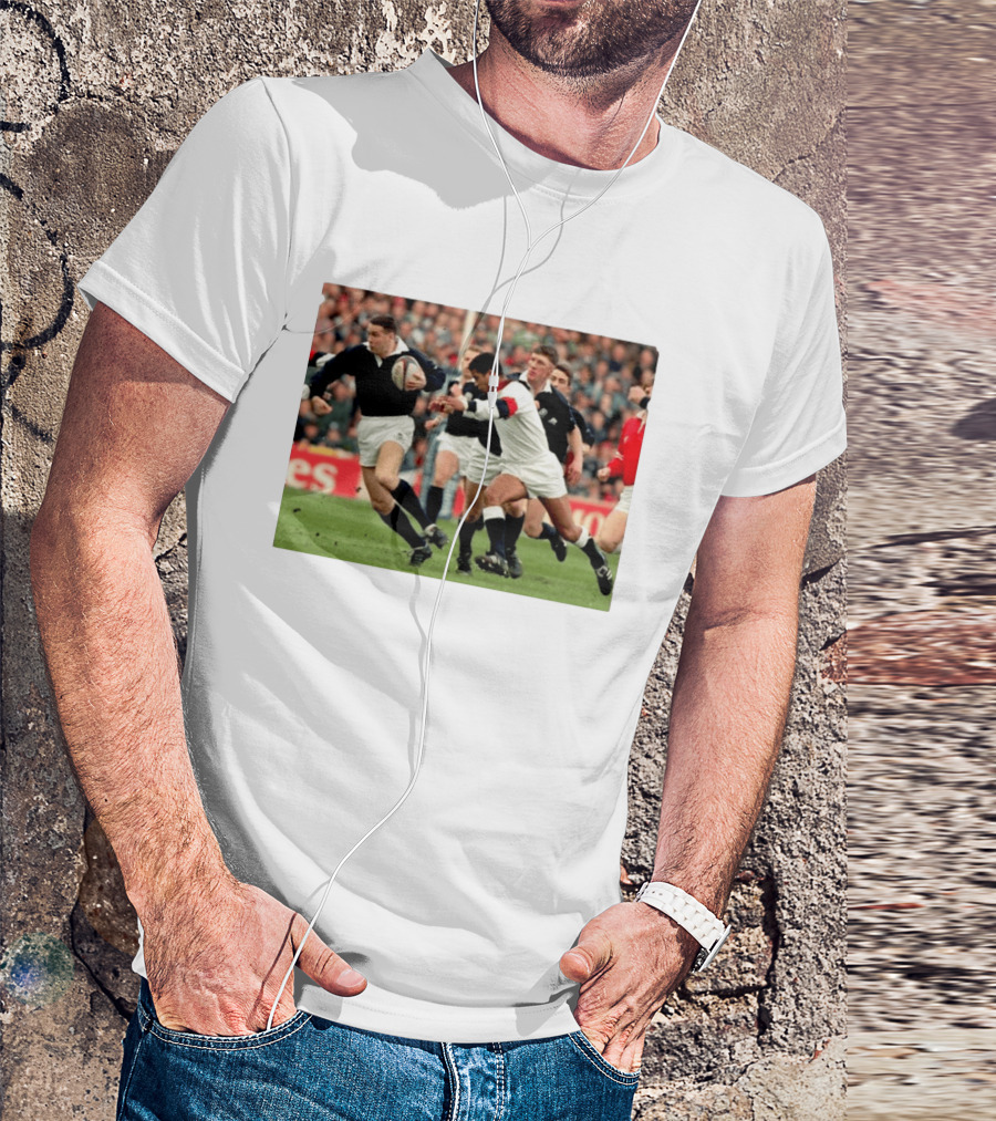 Scott Hastings Iconic Scotland Rugby Moment With Brother Gavin Against England T-Shirt