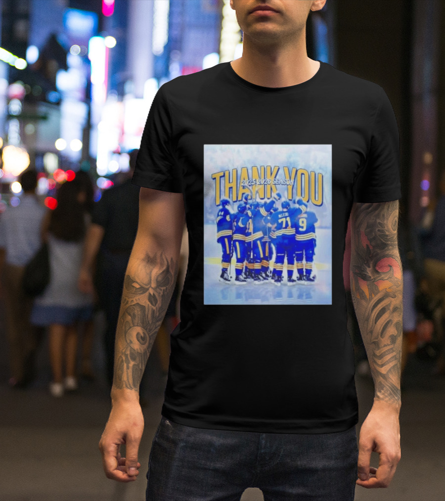 Buffalo Sabres Thank You 2025 2026 Season Players T-Shirt