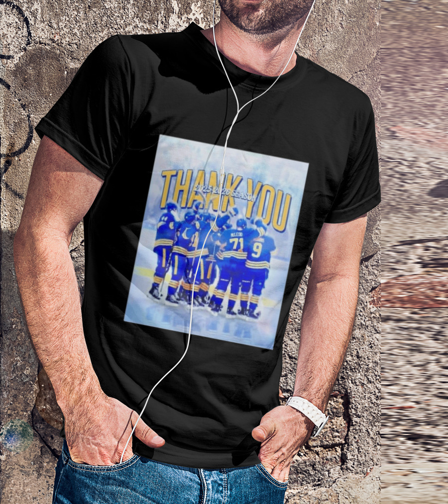 Buffalo Sabres Thank You 2025 2026 Season Players T-Shirt