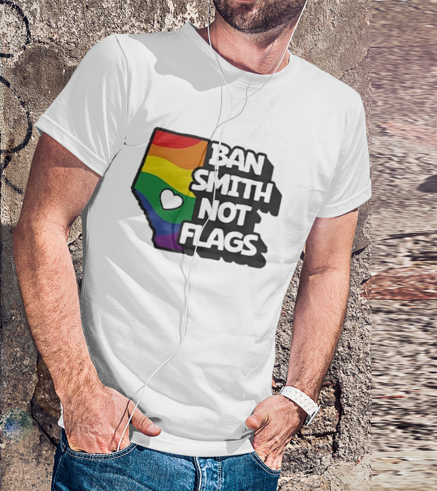 Ban Smith Not Flags Pride Rainbow Alberta Love T-Shirt