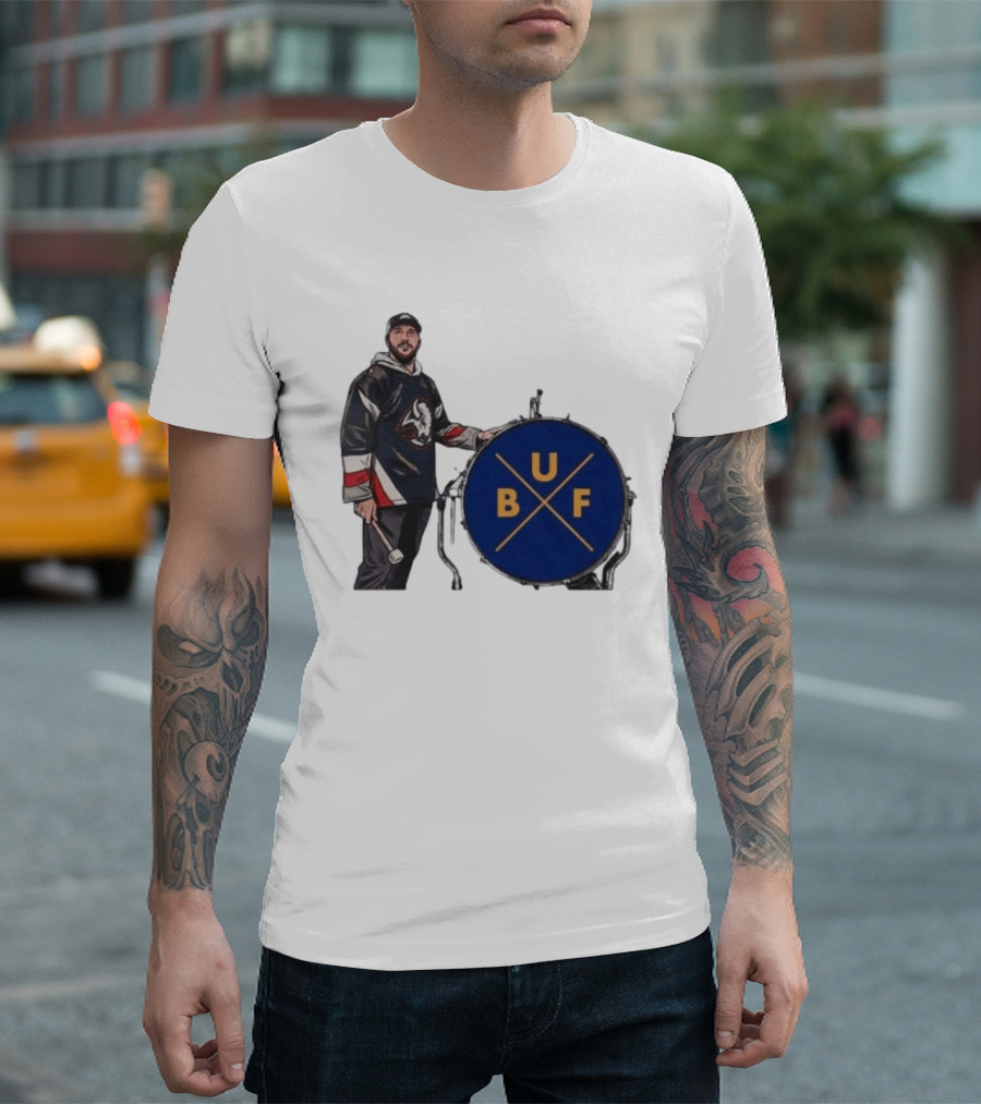 Buffalo Sabres Hockey Josh BUF Drum Team Spirit T-Shirt