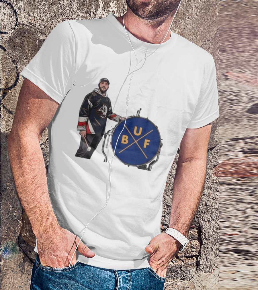 Buffalo Sabres Hockey Josh BUF Drum Team Spirit T-Shirt