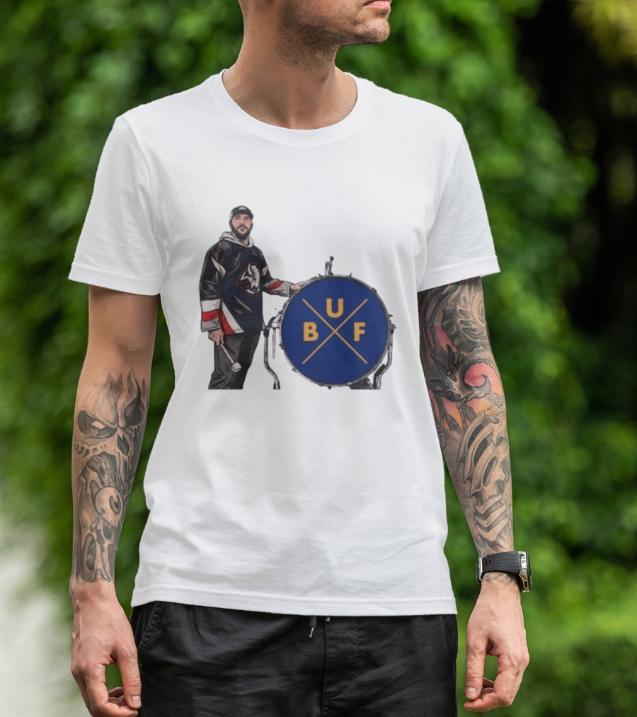 Buffalo Sabres Hockey Josh BUF Drum Team Spirit T-Shirt