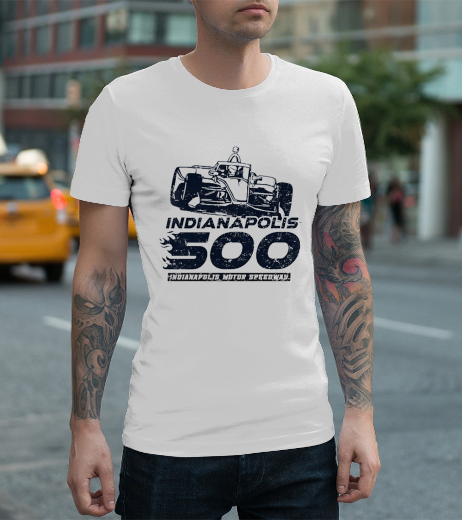 Indianapolis 500 Indianapolis Motor Speedway Racing Car T-Shirt