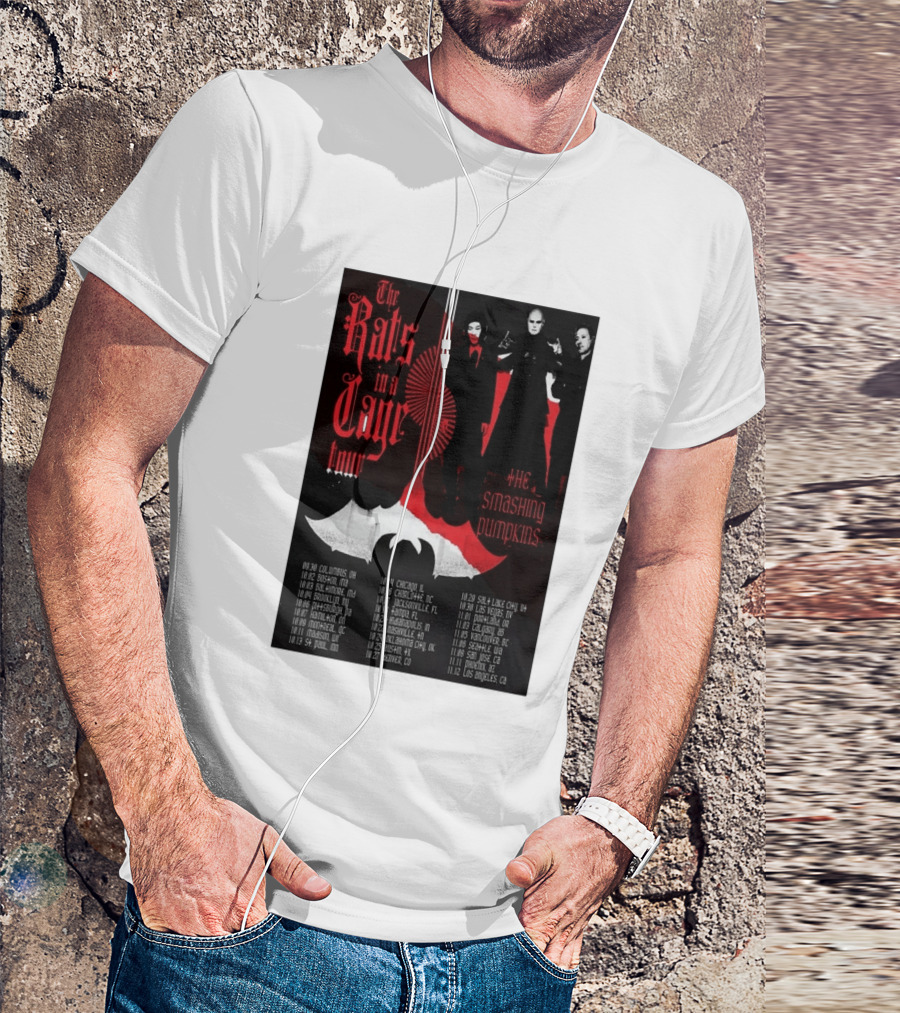 The Smashing Pumpkins Rats In A Cage Tour 2026 T-Shirt