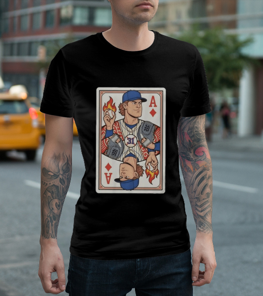 Cam Schlittler Ace Of Diamonds Poker Card Yankees Number 31 T-Shirt