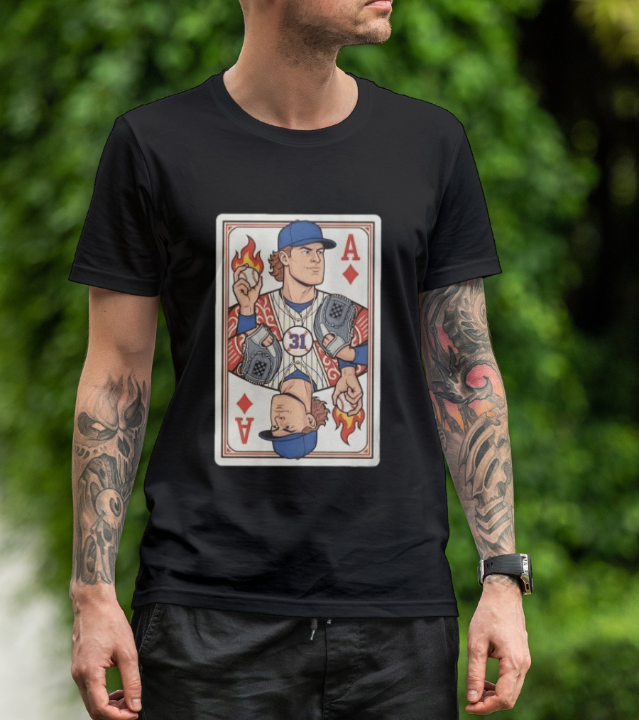 Cam Schlittler Ace Of Diamonds Poker Card Yankees Number 31 T-Shirt