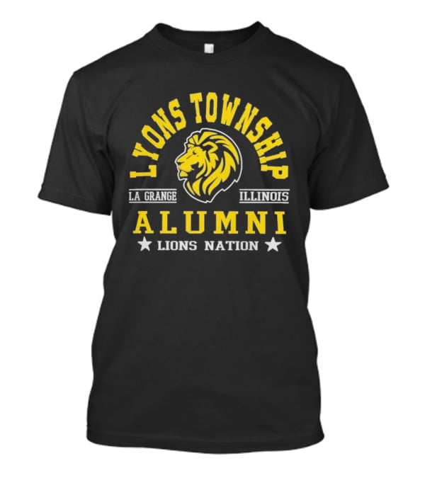 Lyons Township La Grange Illinois Alumni Lions Nation T-Shirt