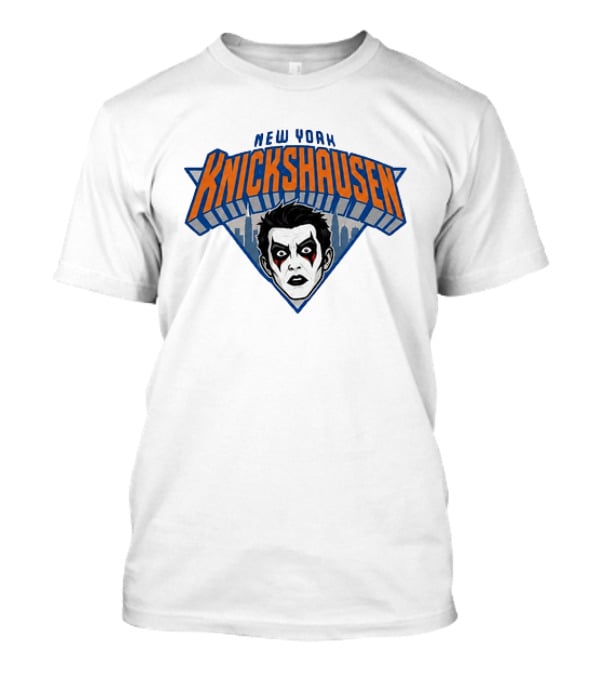 New York Knickshausen Danhausen Face NBA Basketball T-Shirt