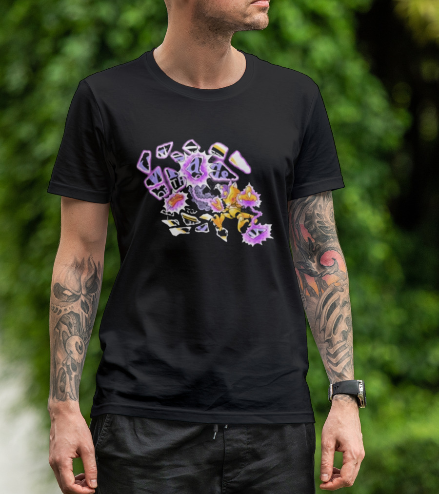 Pokémon Alakazam Psybeam Wizards Collaboration T-Shirt
