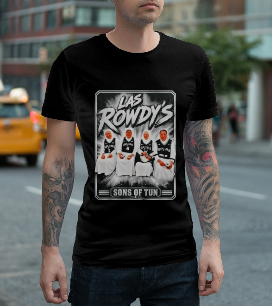 Las Rowdy's Spurs Sons Of Tun T-Shirt