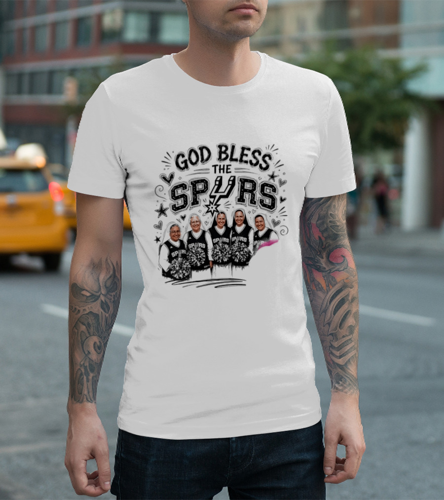 God Bless The Salesian Sisters Spurs Supporters T-Shirt